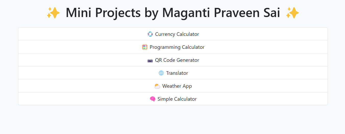 Weather and Currency Apps